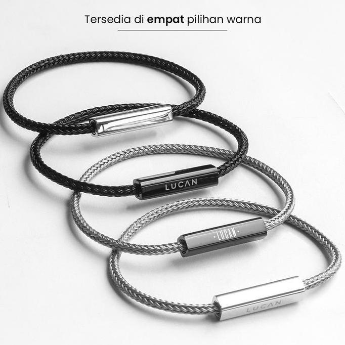 Bisainstan- Lucan - Gelang Lucan Munich Gelang Pria Gelang Stainless Gelang Keren Gelang Gelang Unis