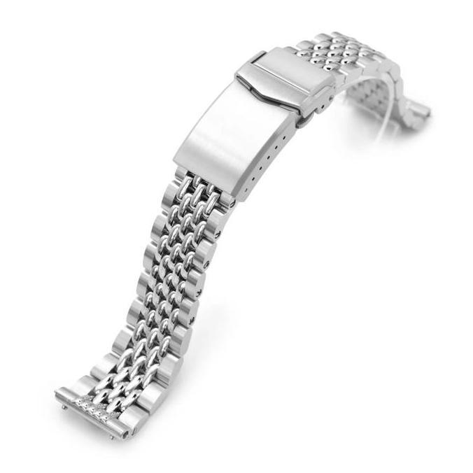 19mm MILTAT Goma BOR Universal Straight-End Solid with V-Clasp