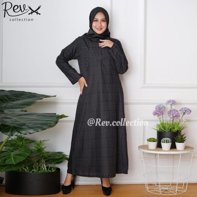 Gamis Hitam Full Bordir Busana Umroh Wanita Gamis Ihrom wanita
