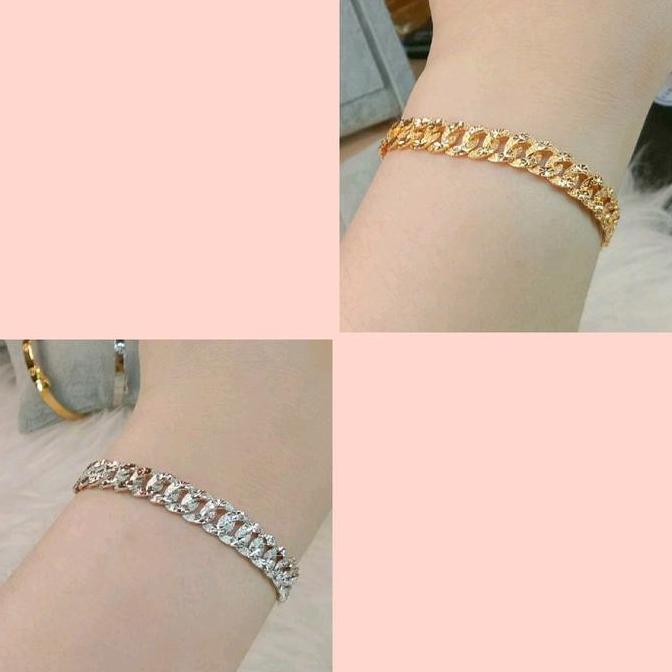 Bisainstan- Gelang Titanium Sisik Naga Gelang Tangan Pria & Wanita
