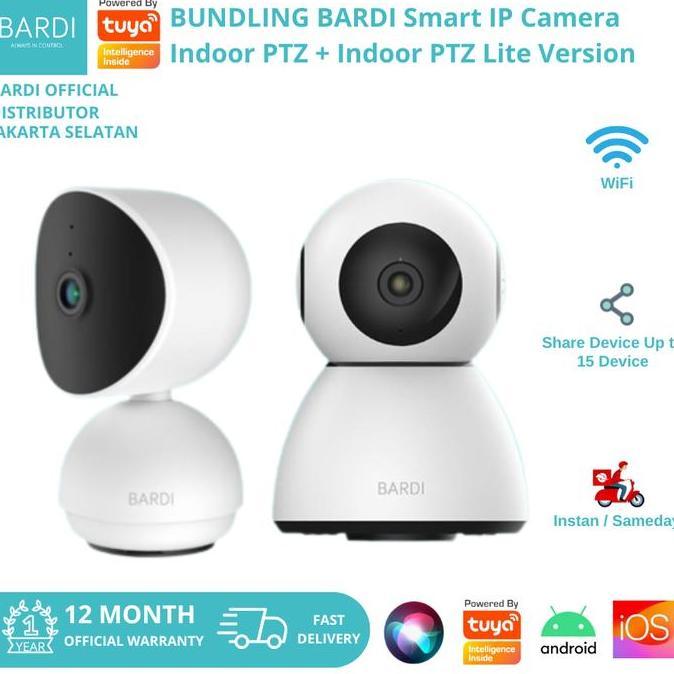 BUNDLE IP Camera Bardi Indoor PTZ CCTV Indoor Smart- Bardi IP Camera Indoor PTZ