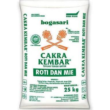 Grosir Tepung Terigu Cakra Kembar 25Kg / 25 Kg 1 Karung / Ball