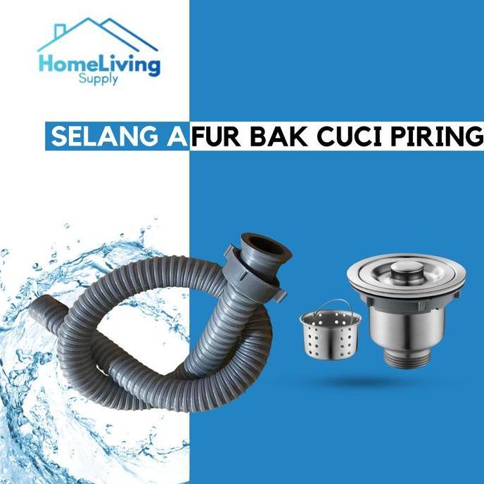 Selang Afur Bak Cuci Piring Set Bak Cuci Piring