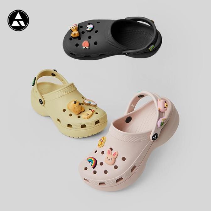 Jelitashoes- Derta Sandal Baim Wanita Fuji Sepatu Jelly Wedges Women'S Classic Platform Clog Selop K