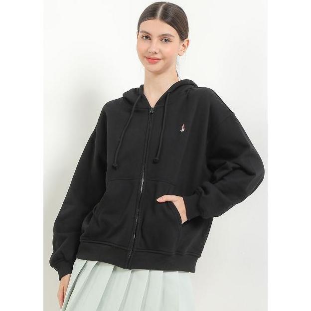 Hush Puppies Hoodie Wanita Poccha Black