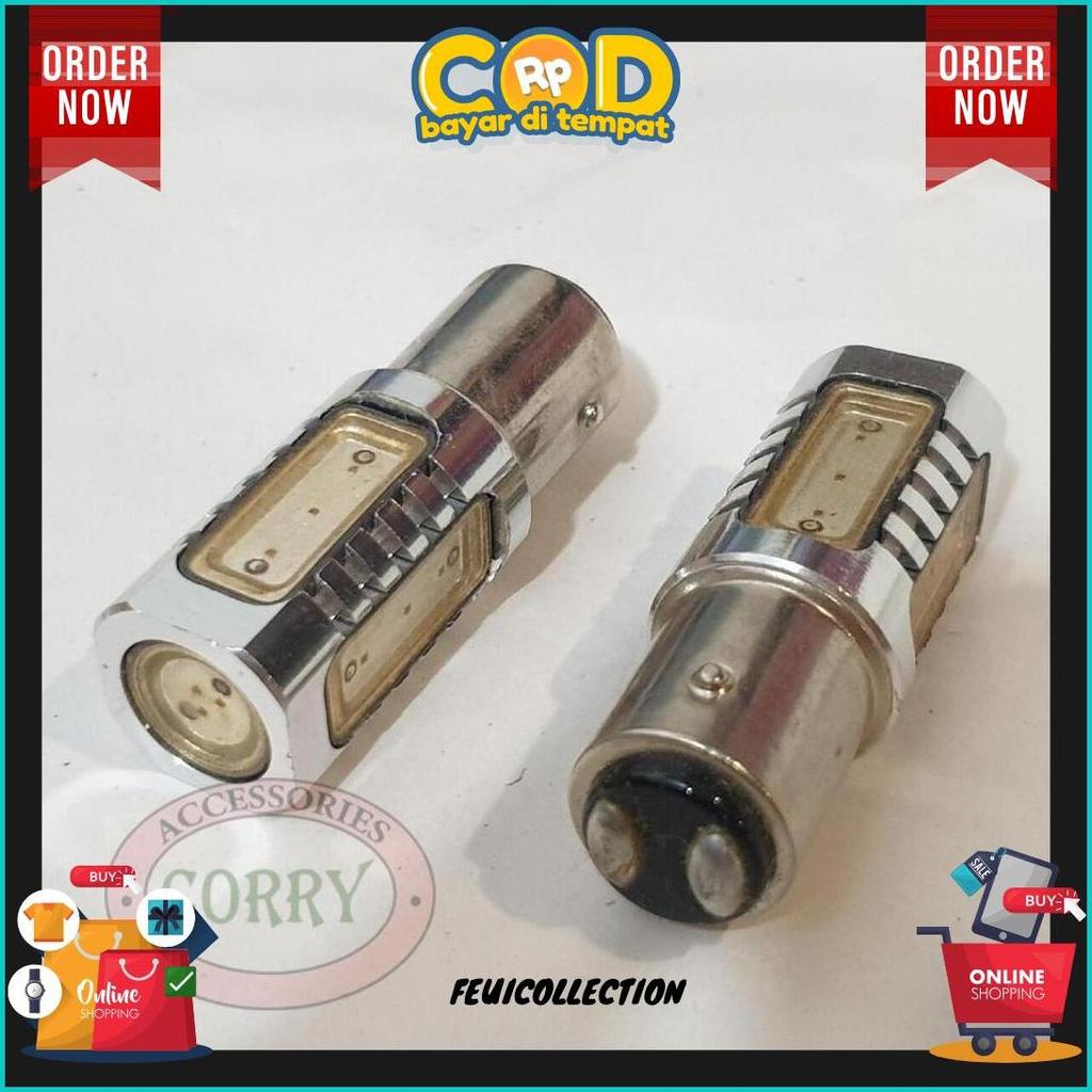 Lampu Rem Led Merah 2 Pc Mobil Kijang Innova Avanza Toyota Model Putar 7.5W Non Strobo Tidak Kedip O