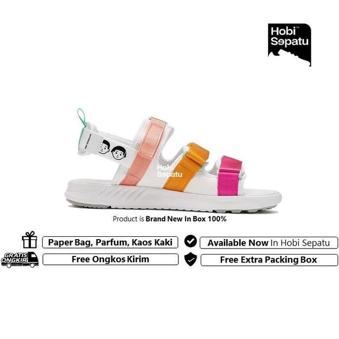 New Balance x Noritake 750 Sport Sandals White/Orange/Pule