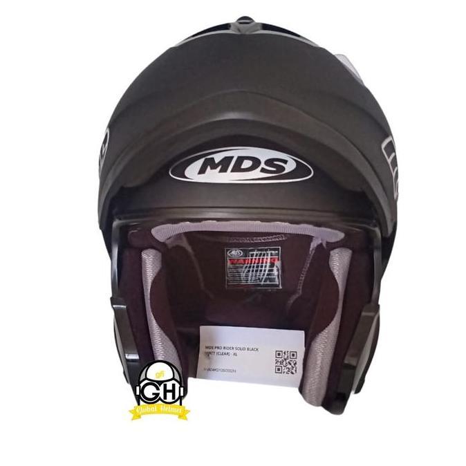 READY HELM MDS PRO RIDER SOLID BLACK DOFF MDS MODULAR MDS PRORIDER G00D QU4LITY