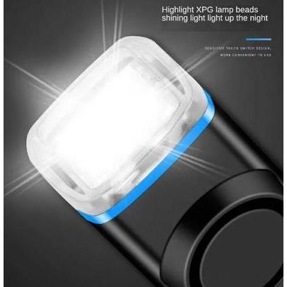 Promo Lampu LED Depan Super Terang Sepeda Listrik Bisa di Charger Diskon