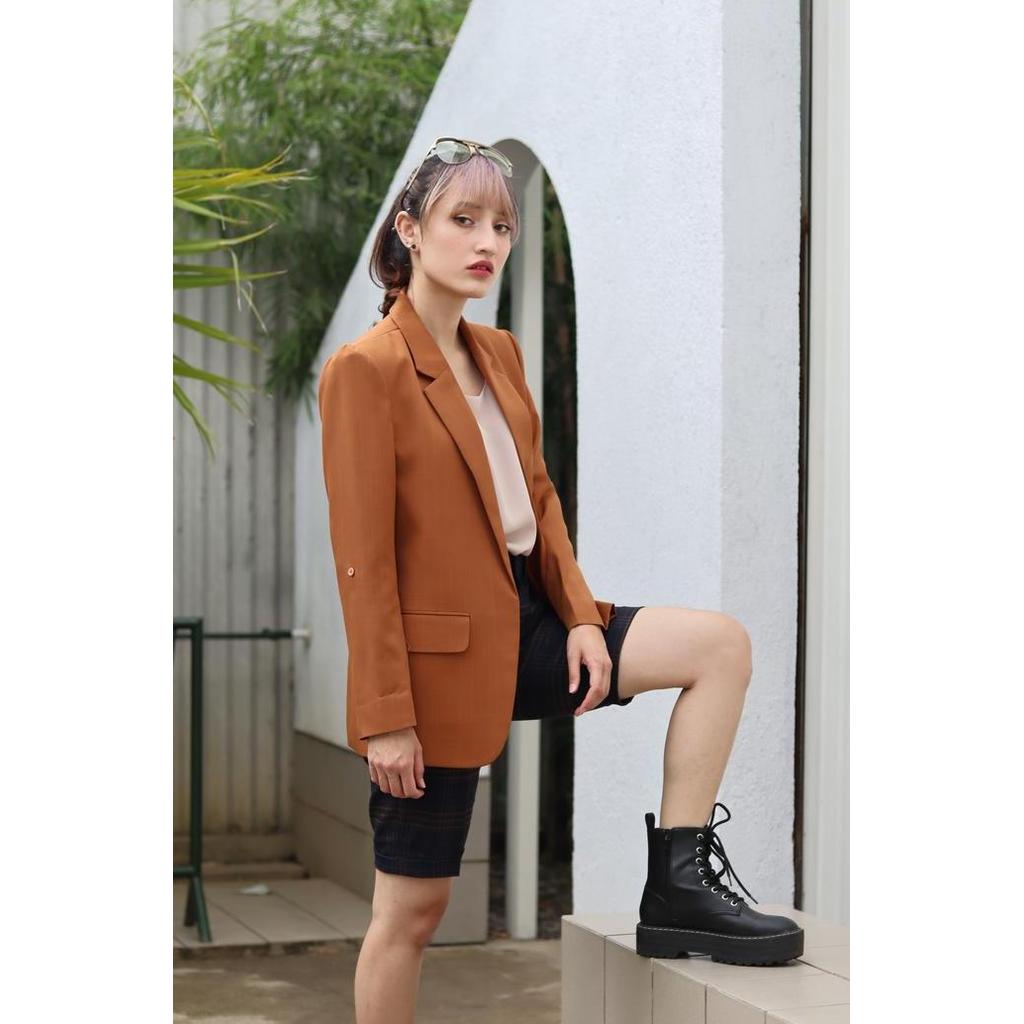 Caramel Blazer From Jaraas