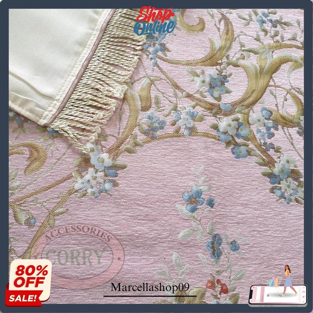Sajadah Turki Bunga Pink 120 X 70 Cm Tebal Premium Import Turky Silk Satin Bordir Dewasa Cod