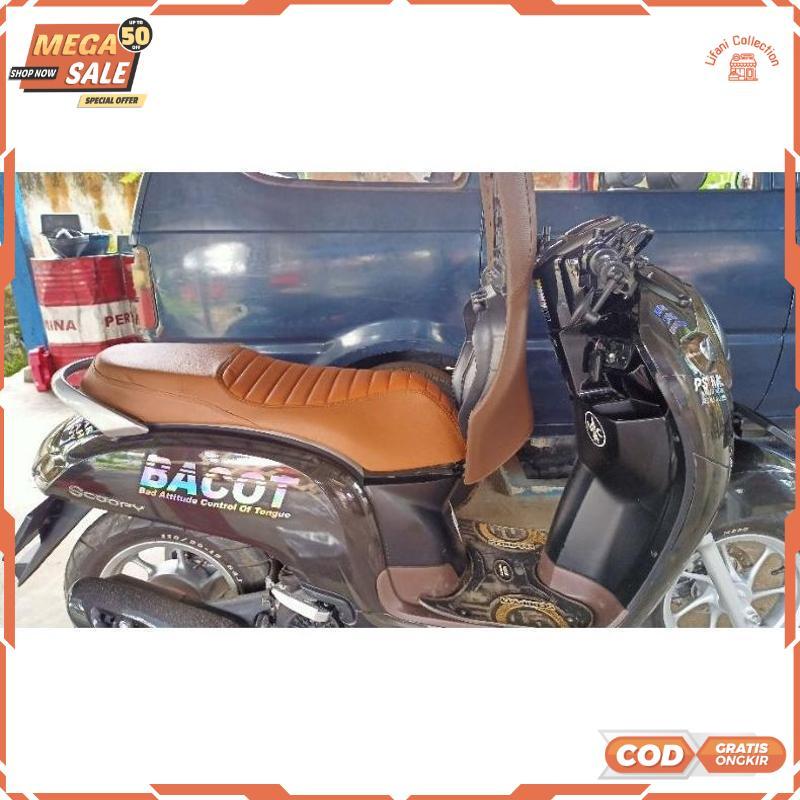 Jok scoopy caferacer-Jok Scoopy model vespa-Jok scoopy variasi - RO30-0912 2025 Bisa COD Termurah