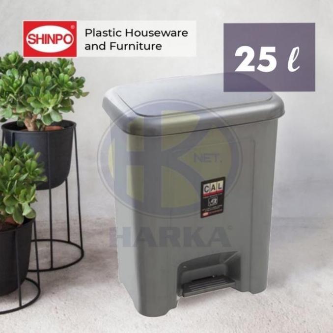 NEW Tempat Sampah Injak Shinpo/Tong Sampah Injak Shinpo SIP-725 25 Liter