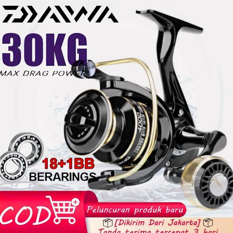 READYGan- Reel Pancing Metal Berkualitas  Reel Spinning Reel pancing baru all metal cup 5.2: 1 NX200