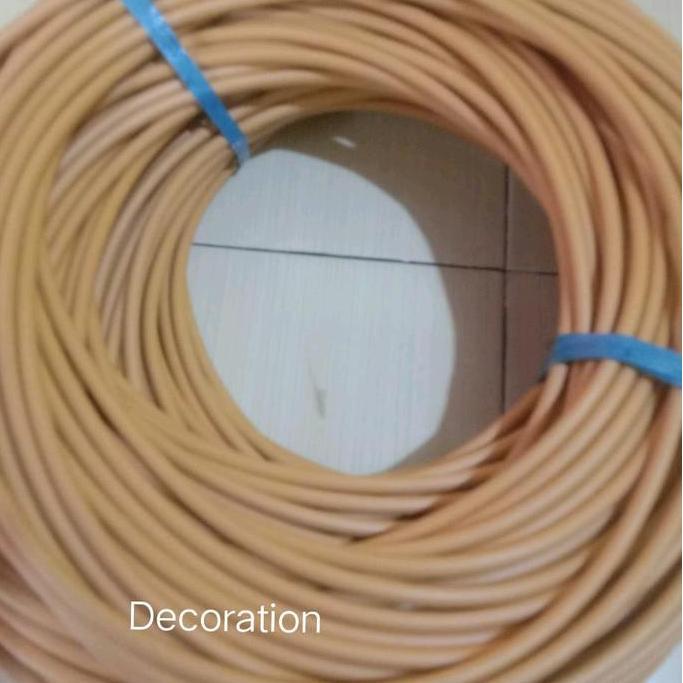 TERMURAH 1/2kg rotan sintetis bulat ukuran 8mm buat kerajinan sangkar burung READY STOCK