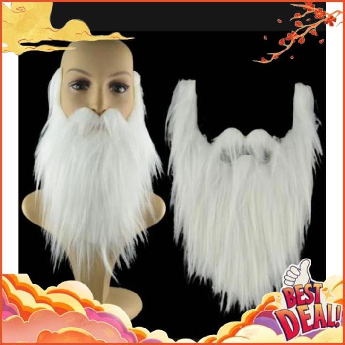 COD BEWOK JENGGOT ALIS  KUMIS PALSU PUTIH,HITAM DAN COKLAT TERLARIS