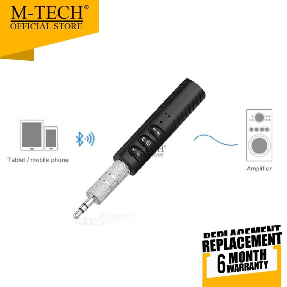 AudioWhell- Bluetooth Audio Receiver Jack 3.5 Music Audio Bluetooth 3.0 Wireless Audio Receiver Mtec