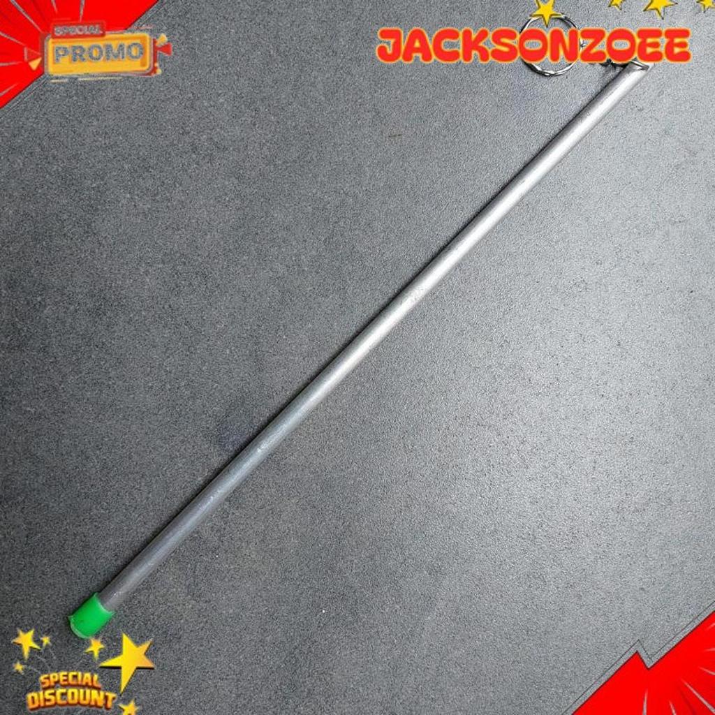 2 M Pita Twirling Satin dan Tongkat Twirl Aksesoris Tari Nari Penari Tarian Tamborin Tamborine Gerej