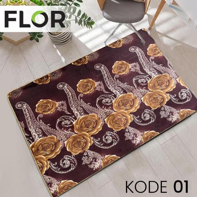 [Melody] Karpet FLOR 140X190 - FLOR Collections Lembut & Berkualitas