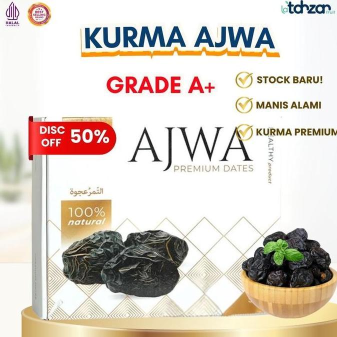 Kurma Ajwa 1 Kg Kurma Premium Original Madinah