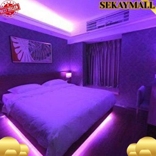 [Waterproof] Lampu led strip rgb 16 warna lampu kamar neon tiktok Diskon