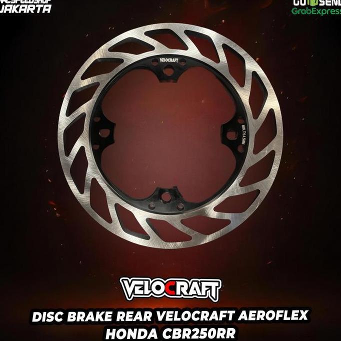 Piringan Cakram Disk Disc Brake Belakang Velocraft Aeroflex 240Mm Honda Cbr 250 Rr Abs Cb 400F Cb 40