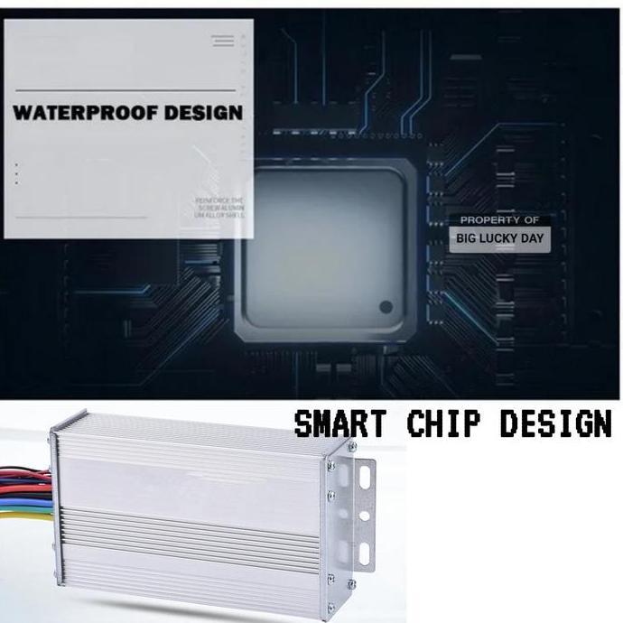 Controller Sepeda Listrik 36V 48V 350W Bldc Brushless Sparepart E-Bike Kualitas Terbaik Harga Termur