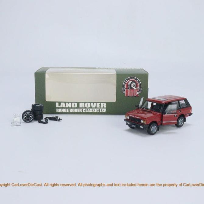 Diecast 1:64 Bm Creations Range Rover Classic Lse Merah Asli