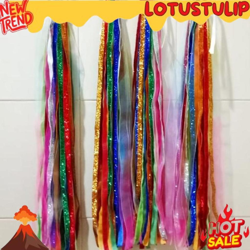 Tassel Rumbai Tamborin Gereja Pita Bludru Alat Tari Murah