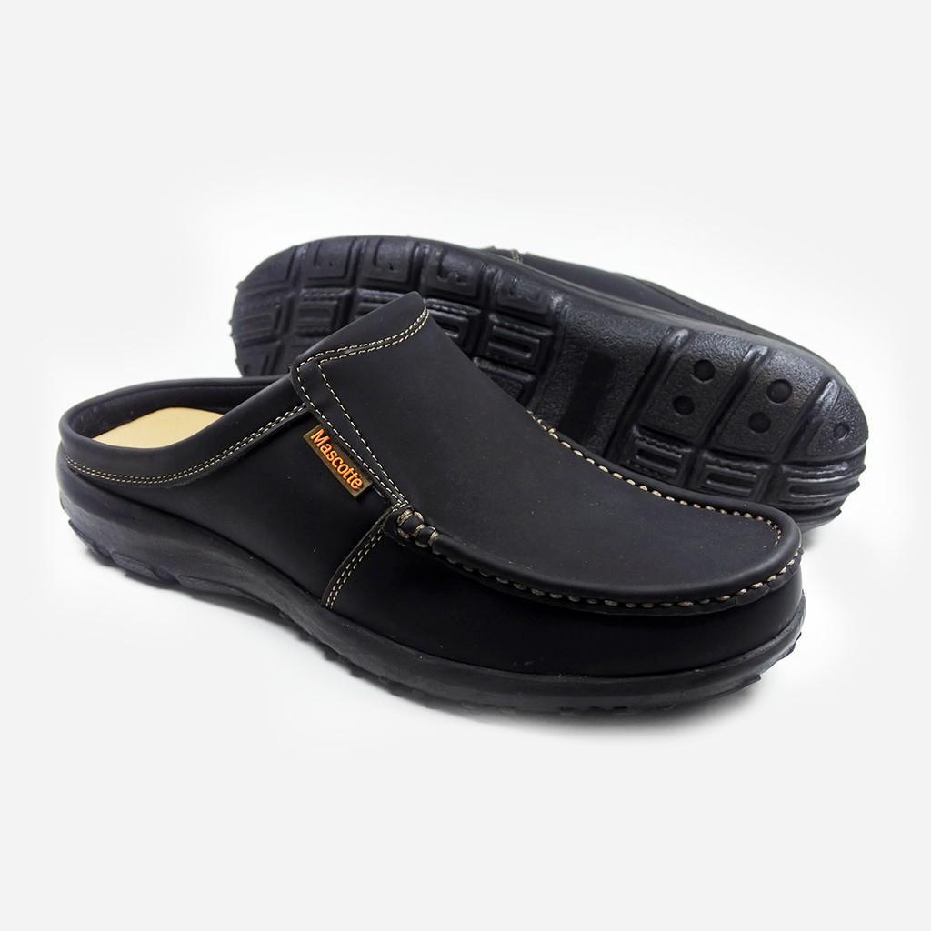 Mascotte Gomero | Sepatu Sandal Bustong Pria 994 025 - Hitam Dan Cokelat