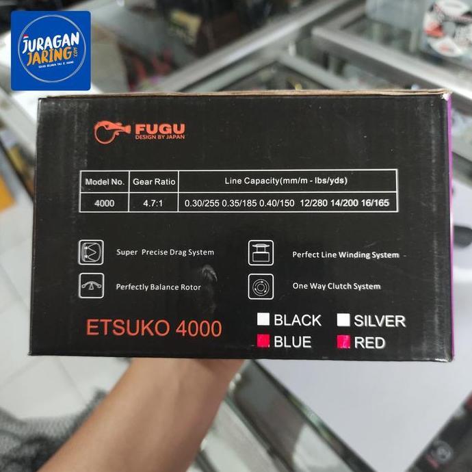 Reel Pancing Etsuko 4000 FUGU Terlaris