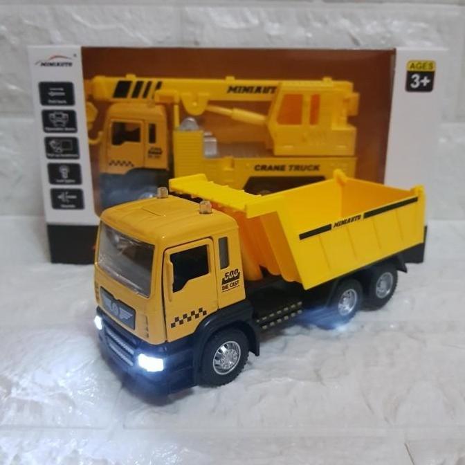 Diecast Truck Kontruksi Anak - Miniatur Diecast Metal Truck Konstruksi Asli