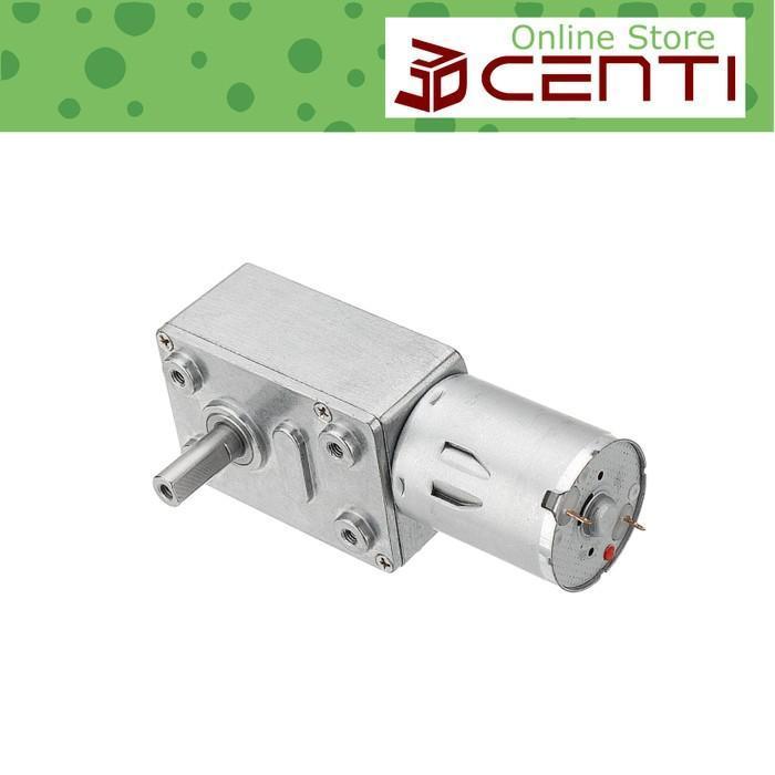 Motor Gearbox Dc Jgy 370 Worm Gear Box High Torque Jgy370 90Rpm 90 Rpm Original Dan Terpercaya