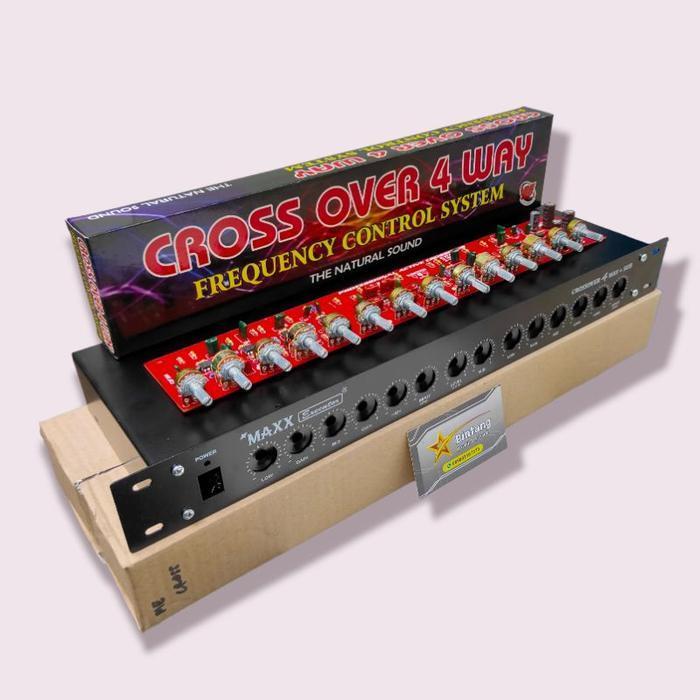 Paket Box + Kit Crossover Aktif 4Way Subwoofer Cross Over 4 Way Original Dan Terpercaya