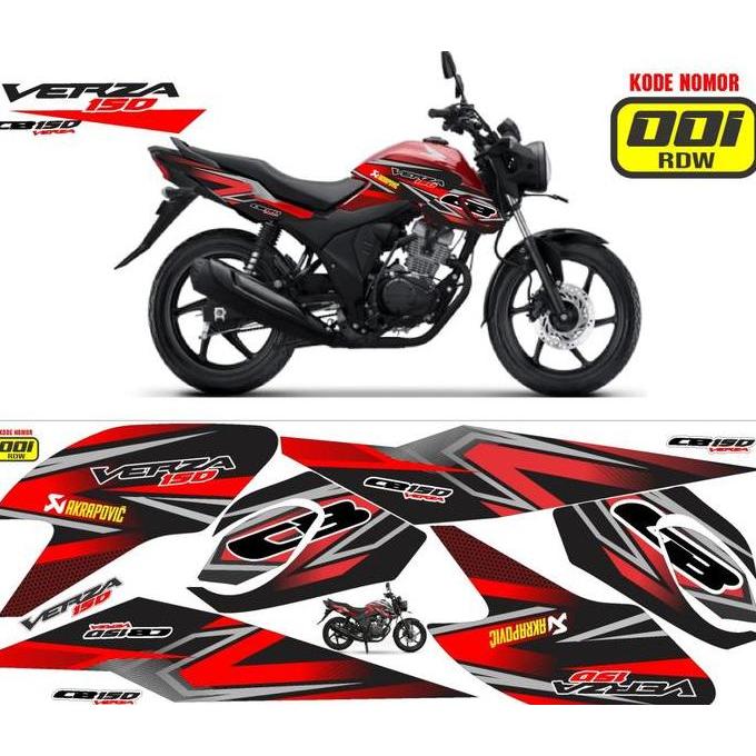 Stiker Verza Cb 150  Variasi Monster Sticker Motor Decal Striping  Lis Modif Motorcycle Premium