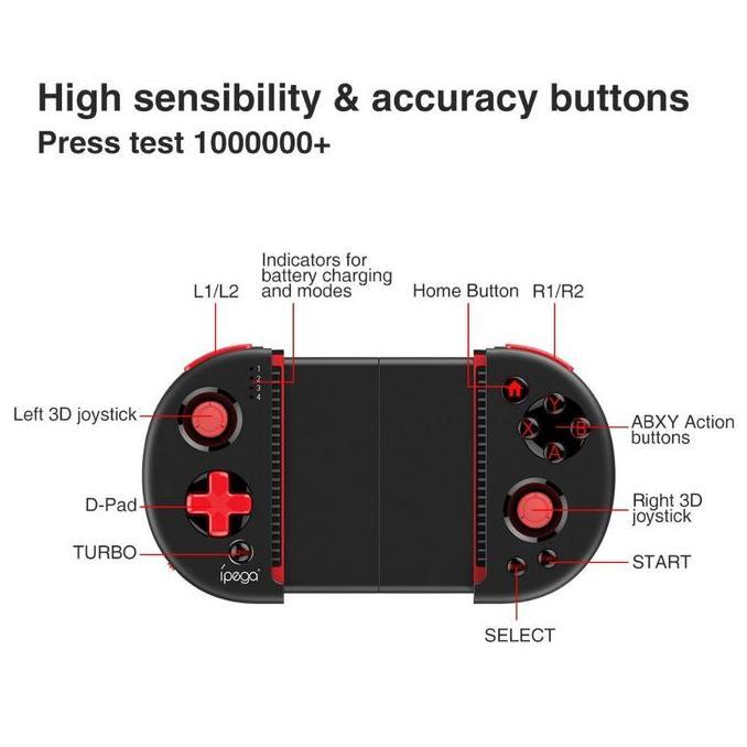 Ipega Pg-9087S 9087s Gamepad Joystick Wireless Bluetooth Terlaris