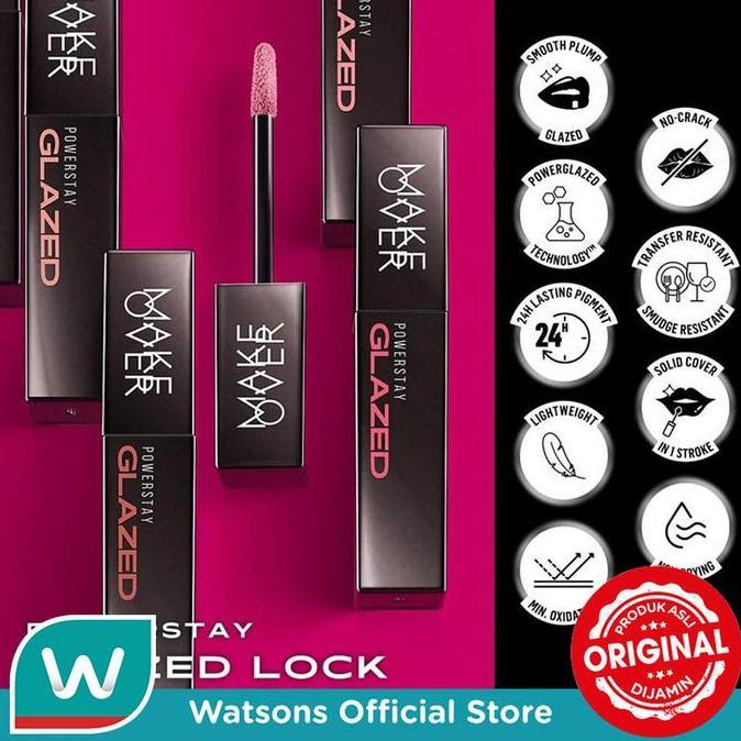 Best- Make Over Powerstay Glazed Lock Lip Pigment D22 Lowkey 3g