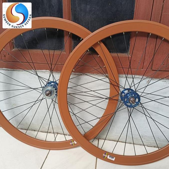 wheel set sepeda fixie 700c merk Viva pro hub doltrap fix gear