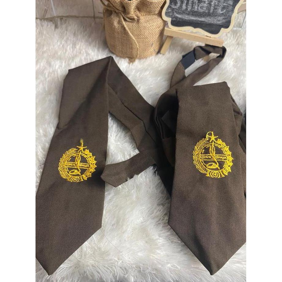 Best- DASI PRAMUKA COKLAT BORDIR