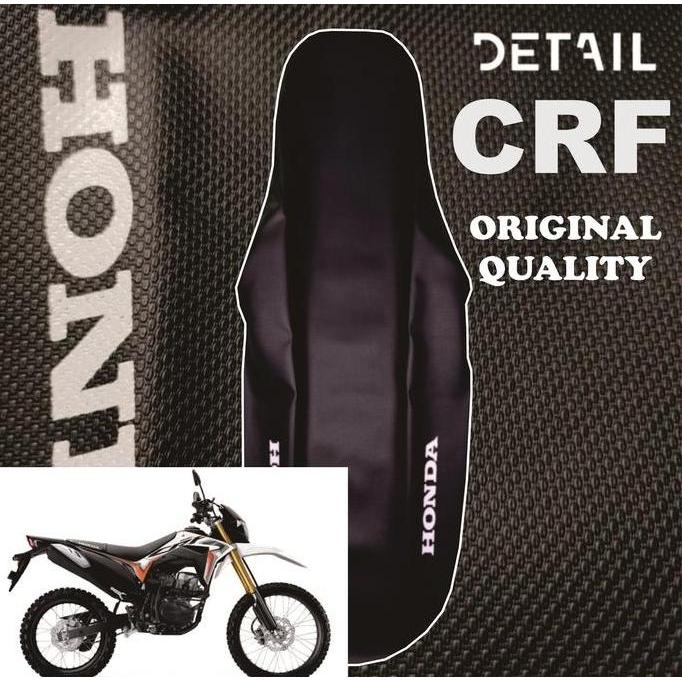 CRF 150 Original Hitam - Cover Bungkus Kulit Jok Motor TERMURAH