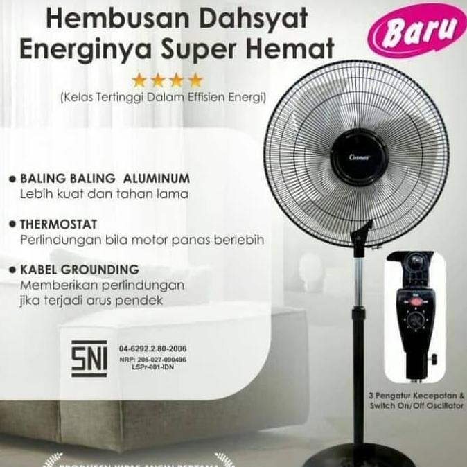 Brrrr- Kipas Angin Besi Cosmos 18 Tif