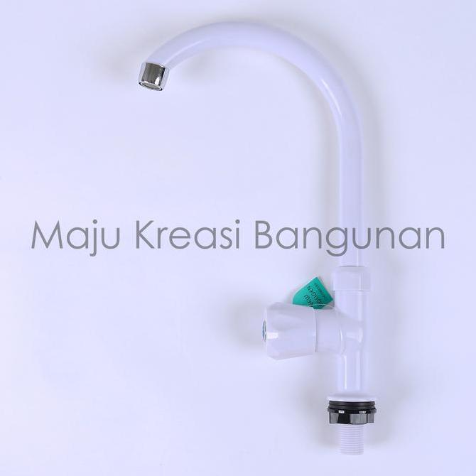 Cxyc- Kran Angsa Tanam Pvc New Soligen Keran Air Cuci Piring Sink Dapur Tancap Putih B1 B2 B3 B5