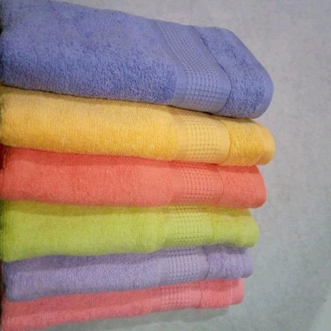 promo Custom bordir handuk 50x100 terlaris