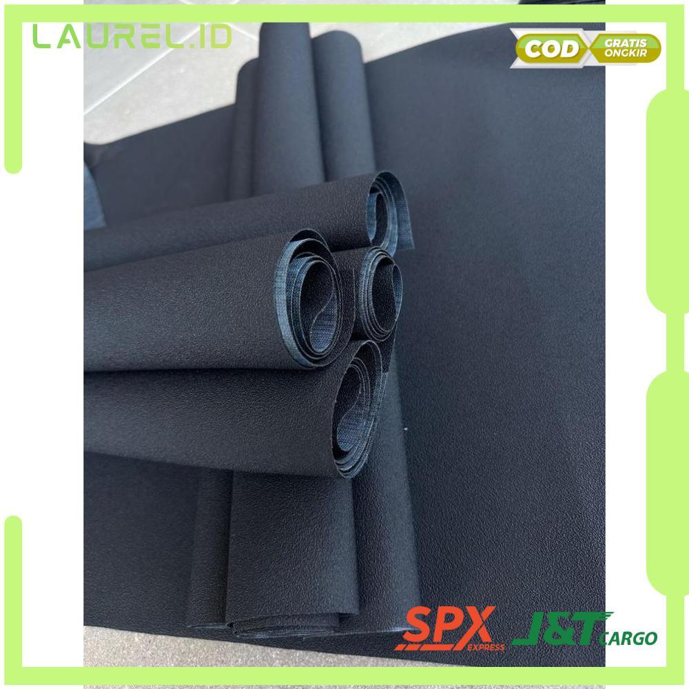 Kulit jok polos sarung Jok Motor Amplas / pasir ROAD RACE kain kulit jok motor polos amplas hitam mo