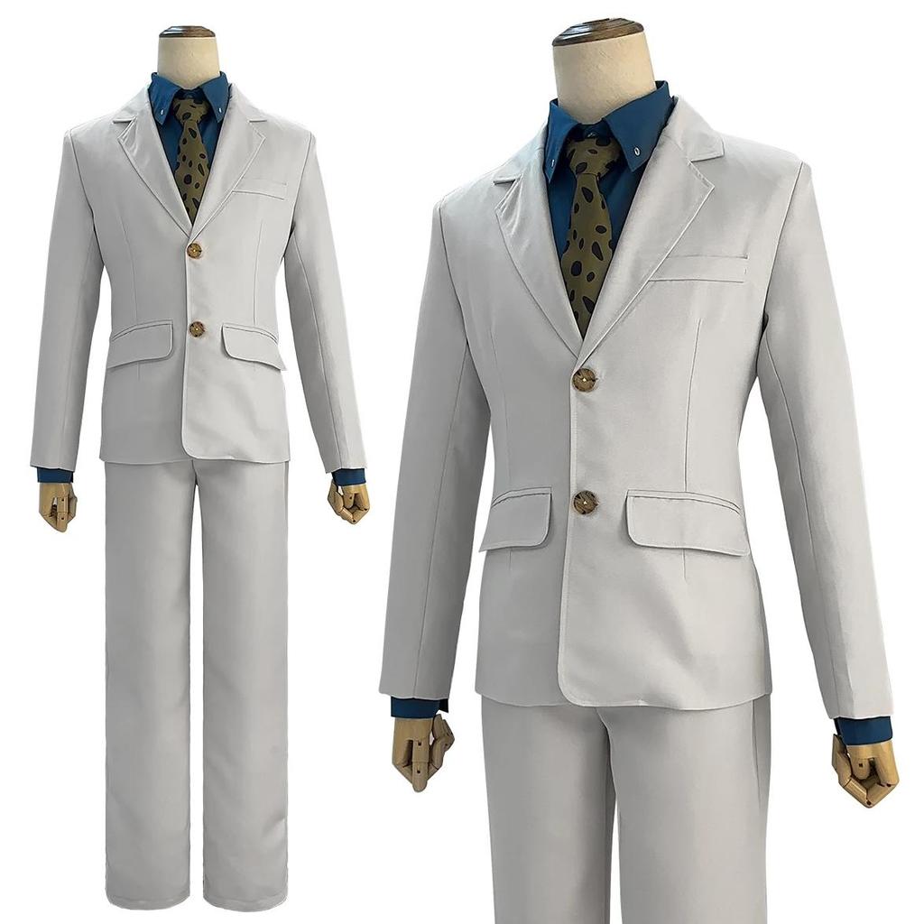 HOLOUN Jujutsu JJK Manga Anime Nanami Kento Cosplay Costume Wig Suit Vest Pants Uniform Rose Net Syn