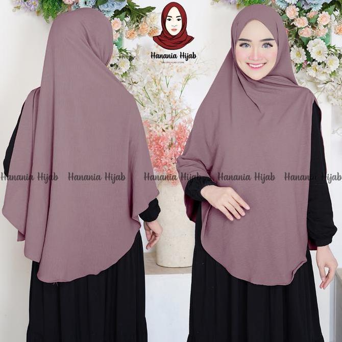 New- Pashmina Humaira Oval Jumbo Syar'I 200X120 Crinkle Airflow Premium By Hanania Hijab Kerudung Sy