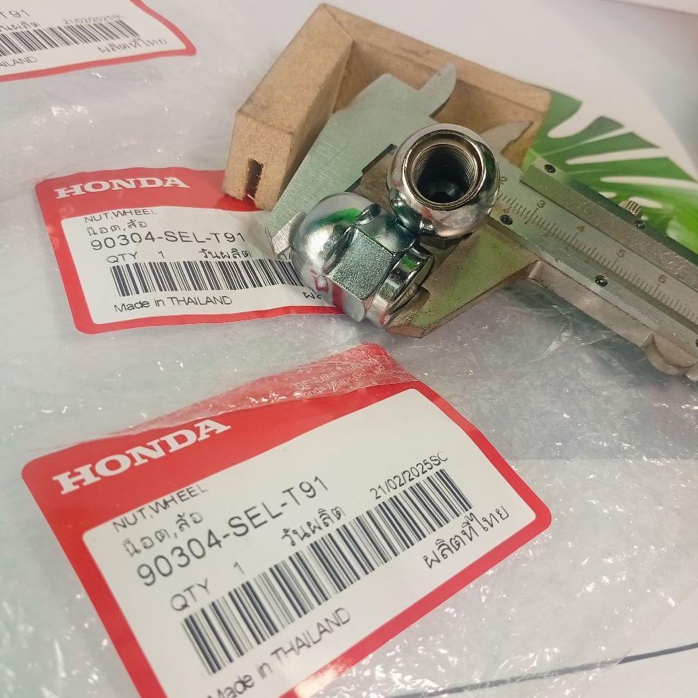 Mur Roda Nut Wheel Velg Kunci 19 ORI Honda 90304-SEL-T91 Honda Jazz Gd3 Ge8 Gk5 Brio City Gd8 Gm2 Gm