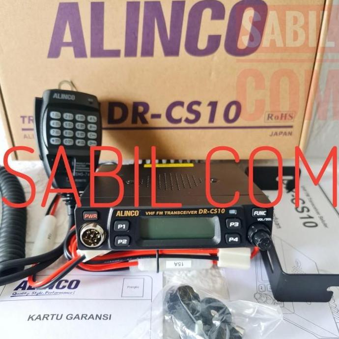 Good- RADIO RIG ALINCO DR CS10 VHF ORI - RADIO RIG MOBIL ALINCO DR CS 10 VHF