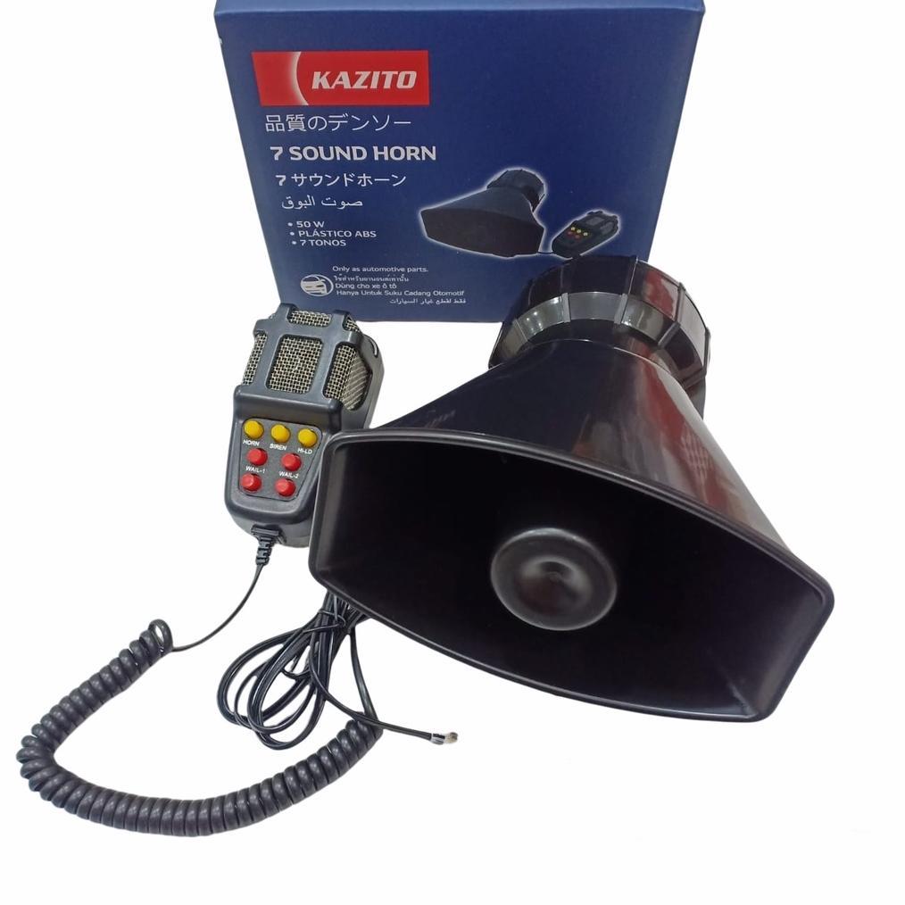 Klakson Toa Klakson Sirine 7 Suara + Mic Sirine Patwal Touring Klakson mobil Klakson Motor