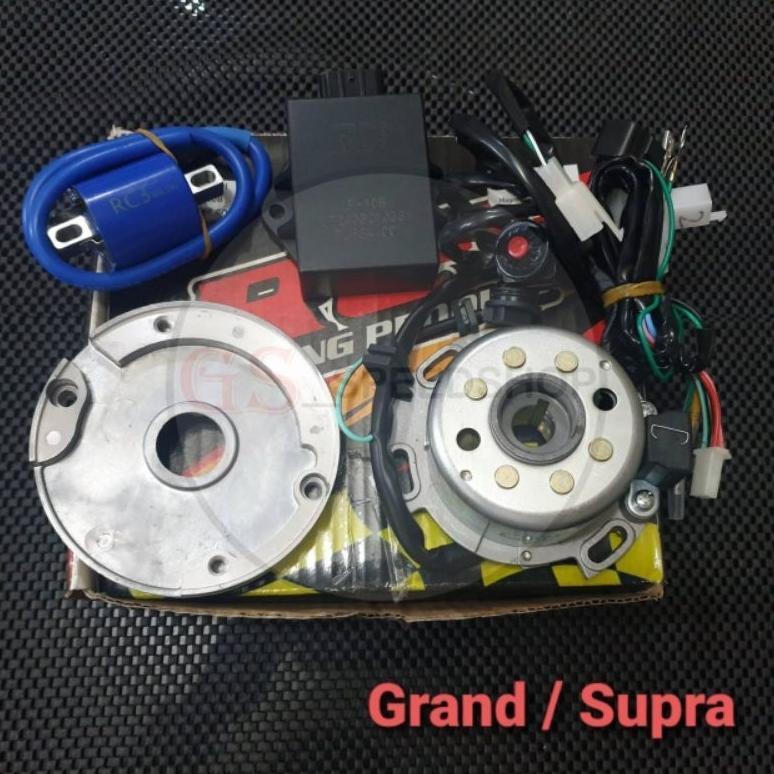 Magnet Rotor Racing Pengapian YZ RC3 Universal 1 Set berikut CDI RC3 Koil Coil Kumparan Pengapian RC